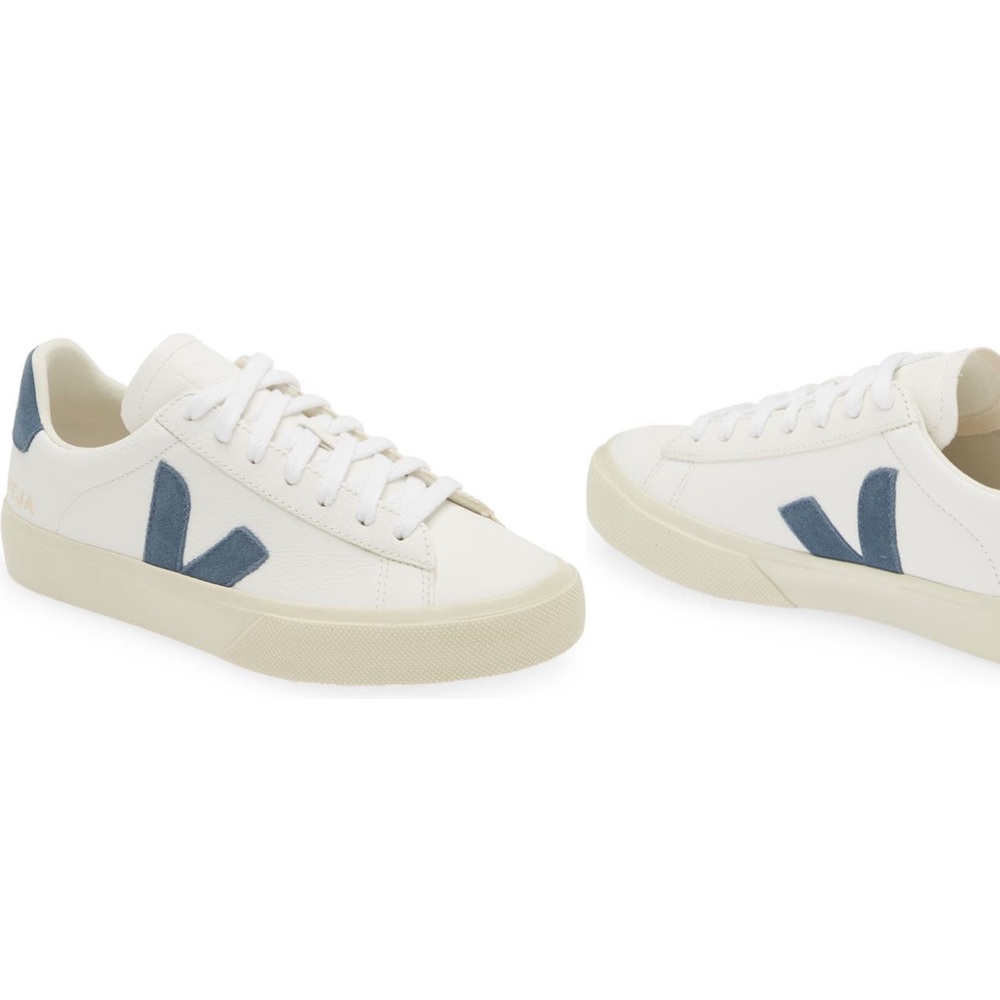 Veja Campo Leather Sneaker (Women) in Extra-White California